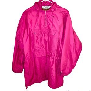 Roffe vintage windbreaker roffe winbreaker pink made in the USA 80s vintage M